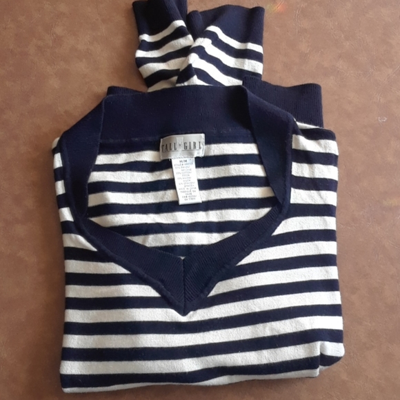 Tall Girl Striped Sweater - Picture 3 of 4